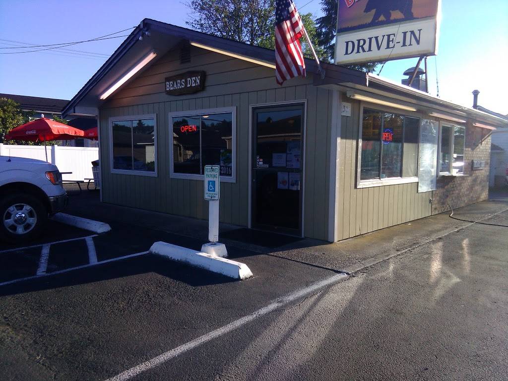 Bears Den | restaurant | 301 W Simpson Ave, McCleary, WA 98557, USA | 3604953822 OR +1 360-495-3822