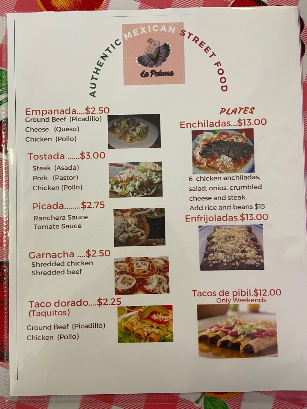 La Paloma | restaurant | 3046 Dolphin Dr #102, Elizabethtown, KY 42701, USA | 2709004262 OR +1 270-900-4262