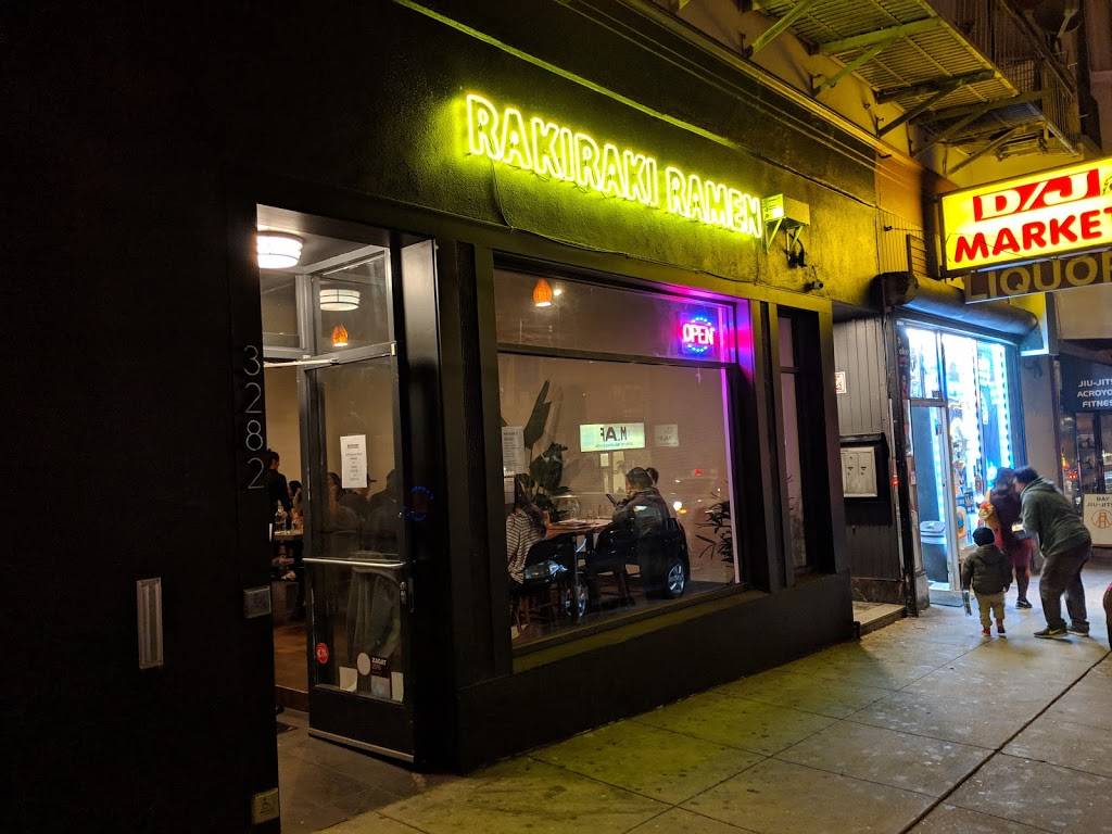 Rakiraki Ramen & Tsukemen | restaurant | 3282 Mission St, San Francisco, CA 94110, USA | 4152376252 OR +1 415-237-6252