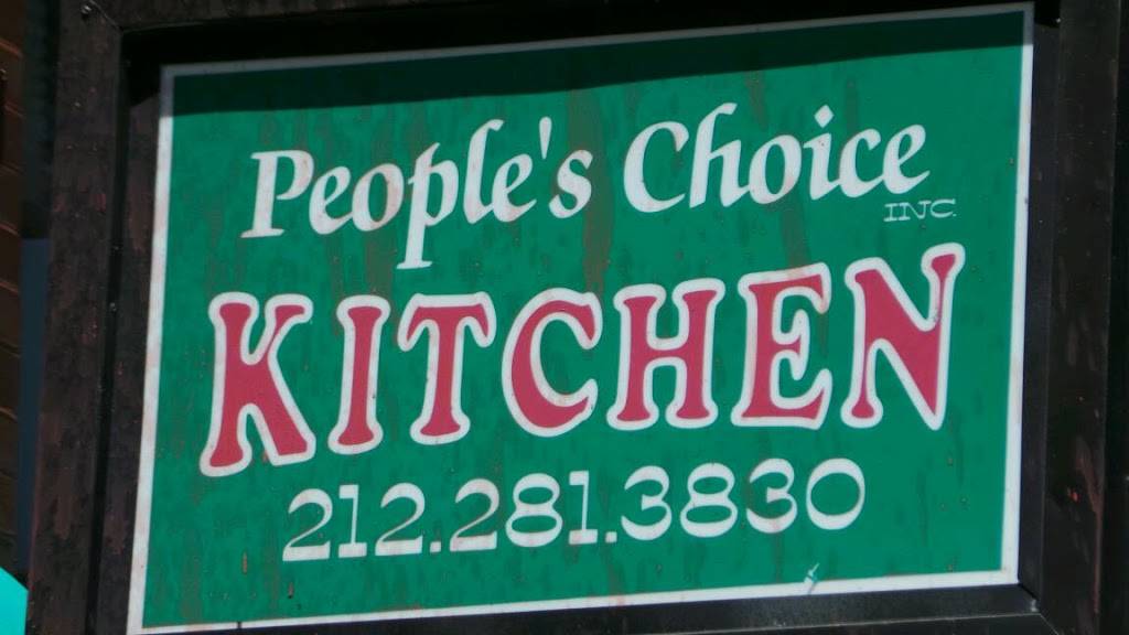 Peoples Choice | restaurant | 2733 Frederick Douglass Blvd, New York, NY 10039, USA | 2122813830 OR +1 212-281-3830