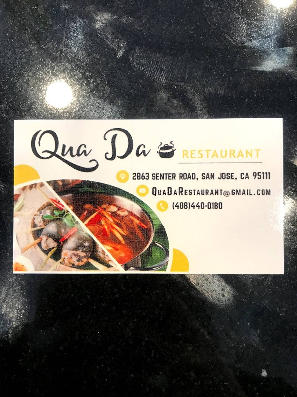Qua Da Restaurant | restaurant | 2863 Senter Rd, San Jose, CA 95111, USA | 4084400180 OR +1 408-440-0180