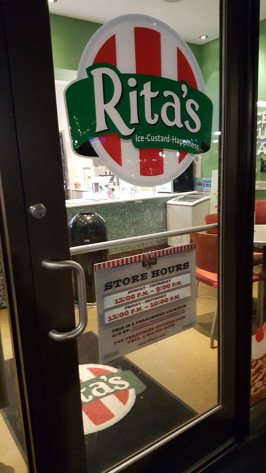 Ritas Italian Ice & Frozen Custard | restaurant | 1606 Village Market Boulevard Southeast #100, Leesburg, VA 20175, USA | 7037714600 OR +1 703-771-4600