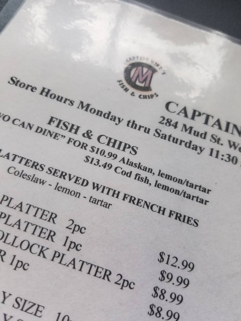 Captain Mikes Fish And chips | restaurant | 284 Mud St W, Stoney Creek, ON L8J 3Z6, Canada | 9055600261 OR +1 905-560-0261