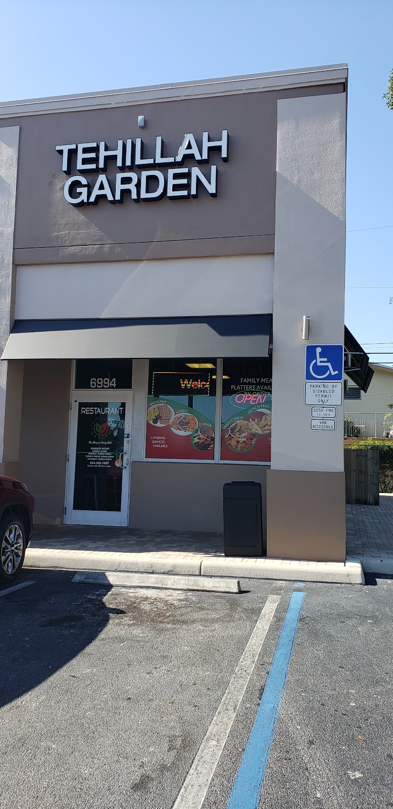 Tehillah Garden - Restaurant | restaurant | 6994 Pembroke Rd, Pembroke Pines, FL 33023, USA | 9545895865 OR +1 954-589-5865