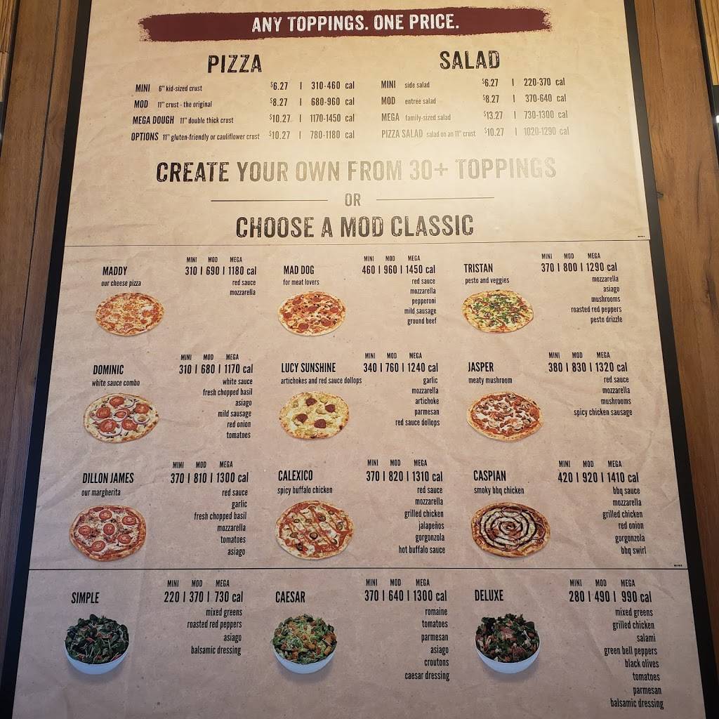 MOD Pizza | restaurant | 3565 28th St SE, Grand Rapids, MI 49512, USA | 6168277235 OR +1 616-827-7235