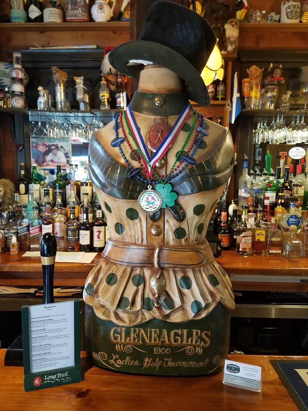 MacLaomainns Scottish Pub | restaurant | 52 S Main St, Chester, VT 05143, USA | 8028756227 OR +1 802-875-6227