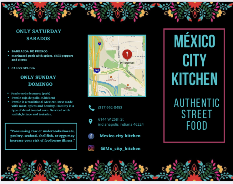Mexico City Kitchen | restaurant | 6144 W 25th St, Indianapolis, IN 46224, USA | 3179928453 OR +1 317-992-8453
