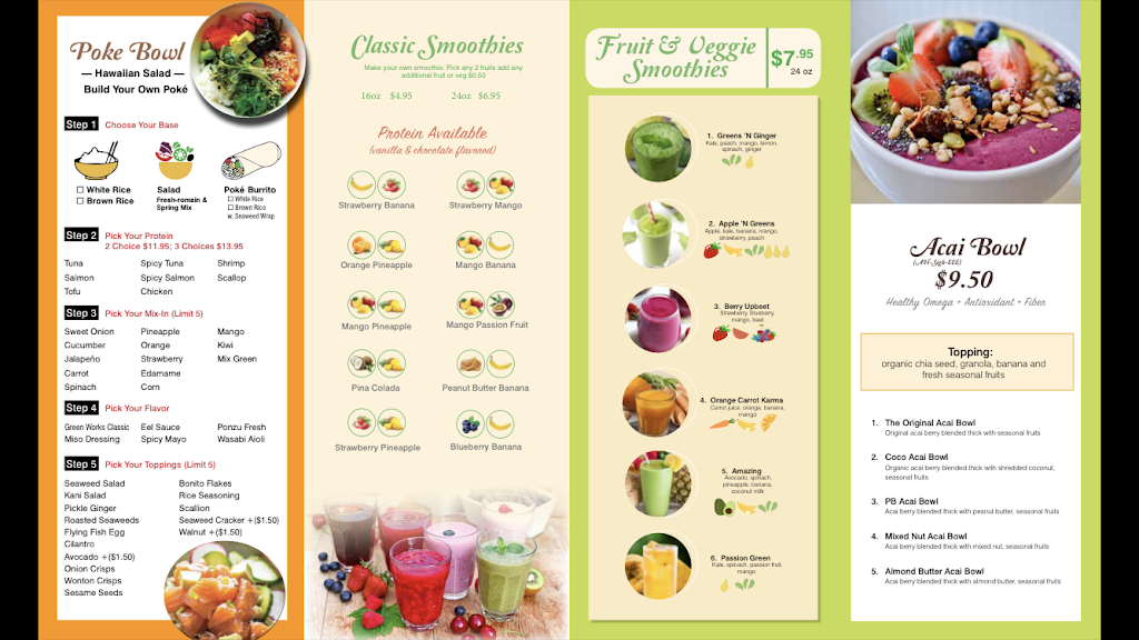 Green Works | restaurant | 176-37 Union Tpke, Flushing, NY 11366, USA | 7183743883 OR +1 718-374-3883