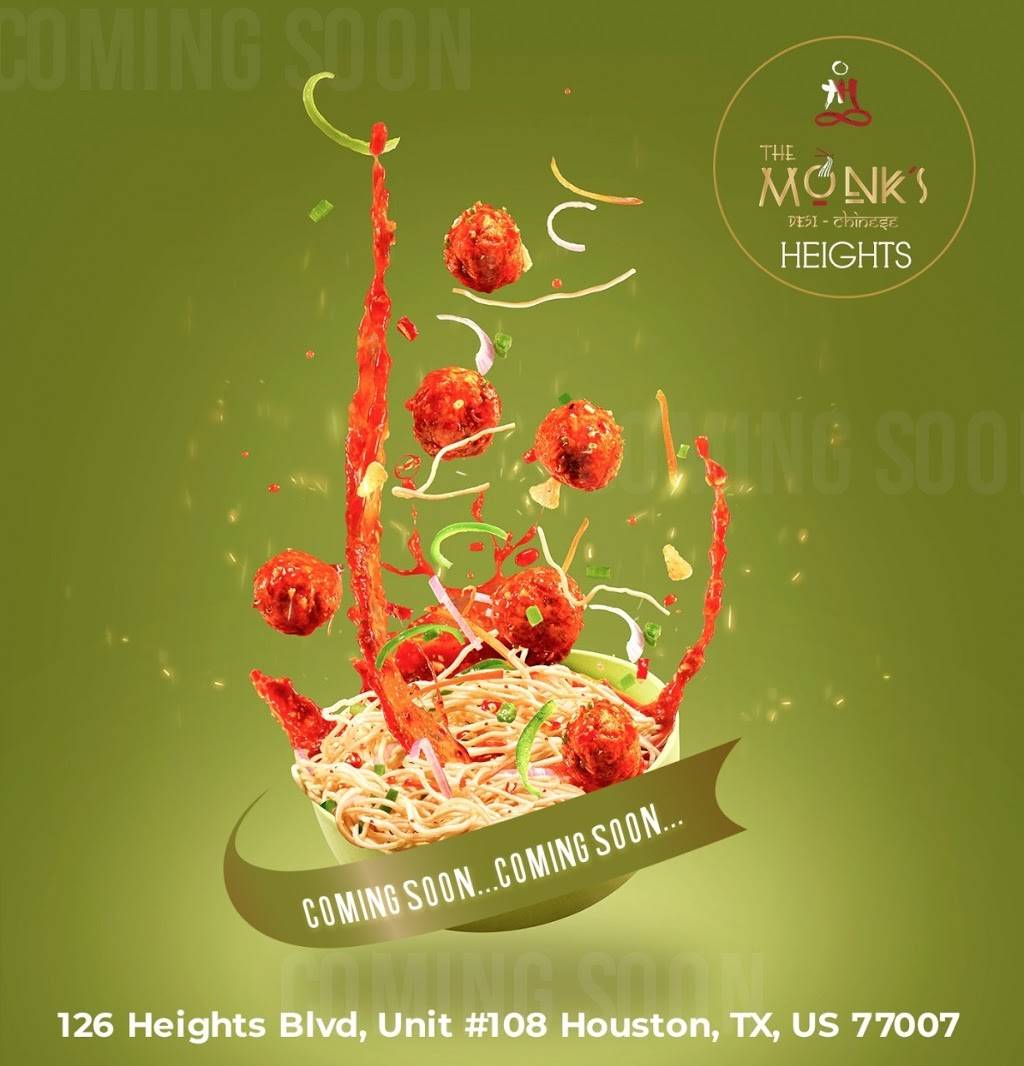 The Monks Heights | restaurant | 126 Heights Blvd Unit #108, Houston, TX 77007, USA | 7138691916 OR +1 713-869-1916