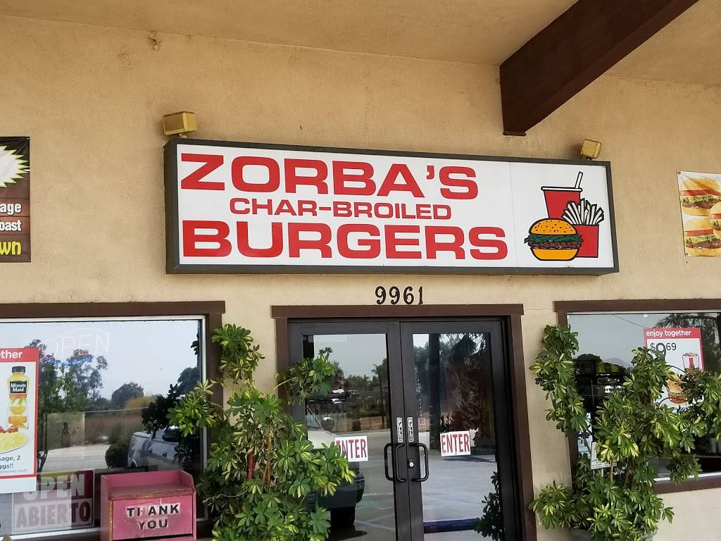 Zorbas Burgers | restaurant | 9961 Mission Boulevard, Riverside, CA 92509, USA | 9513603977 OR +1 951-360-3977
