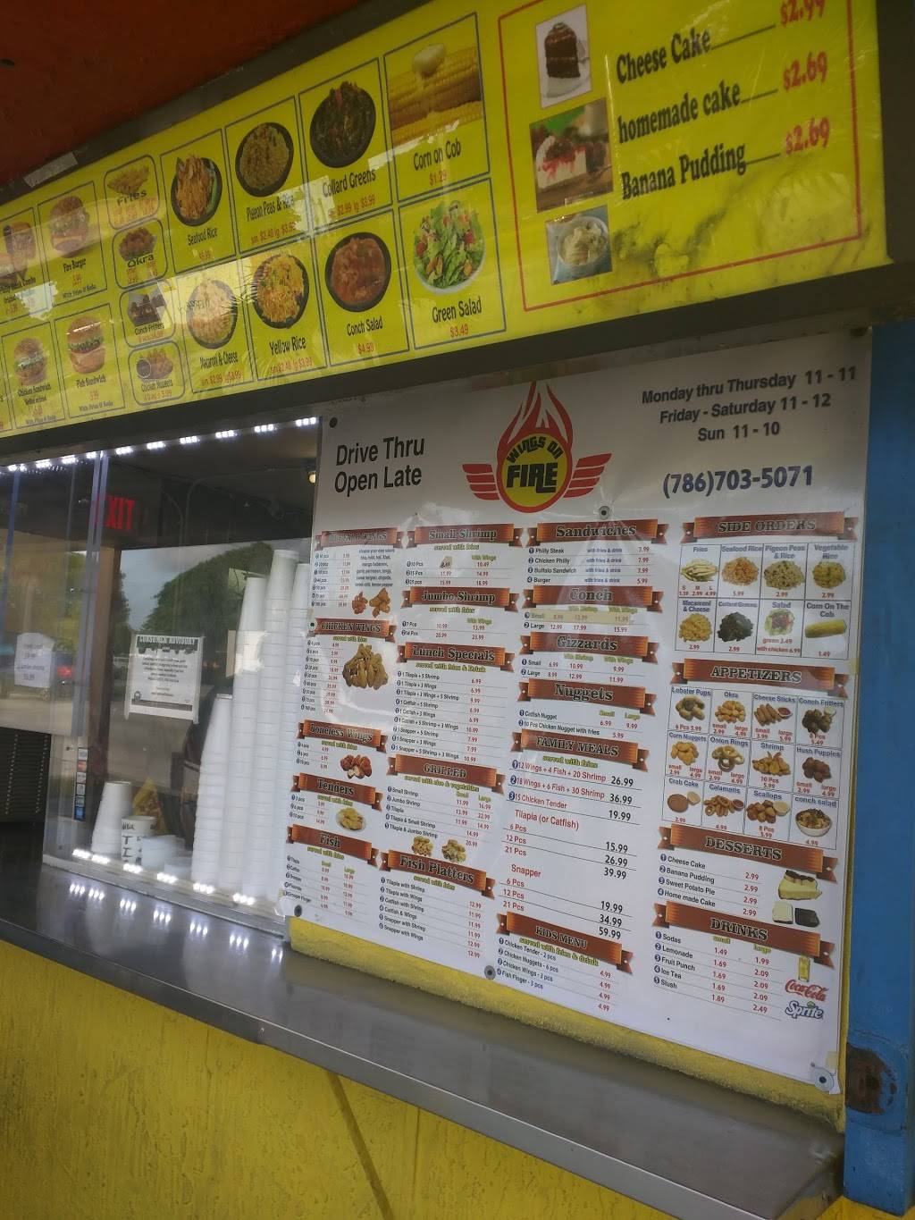Wings on Fire | meal delivery | 6580 NW 22nd Ave, Miami, FL 33147, USA | 7867035071 OR +1 786-703-5071