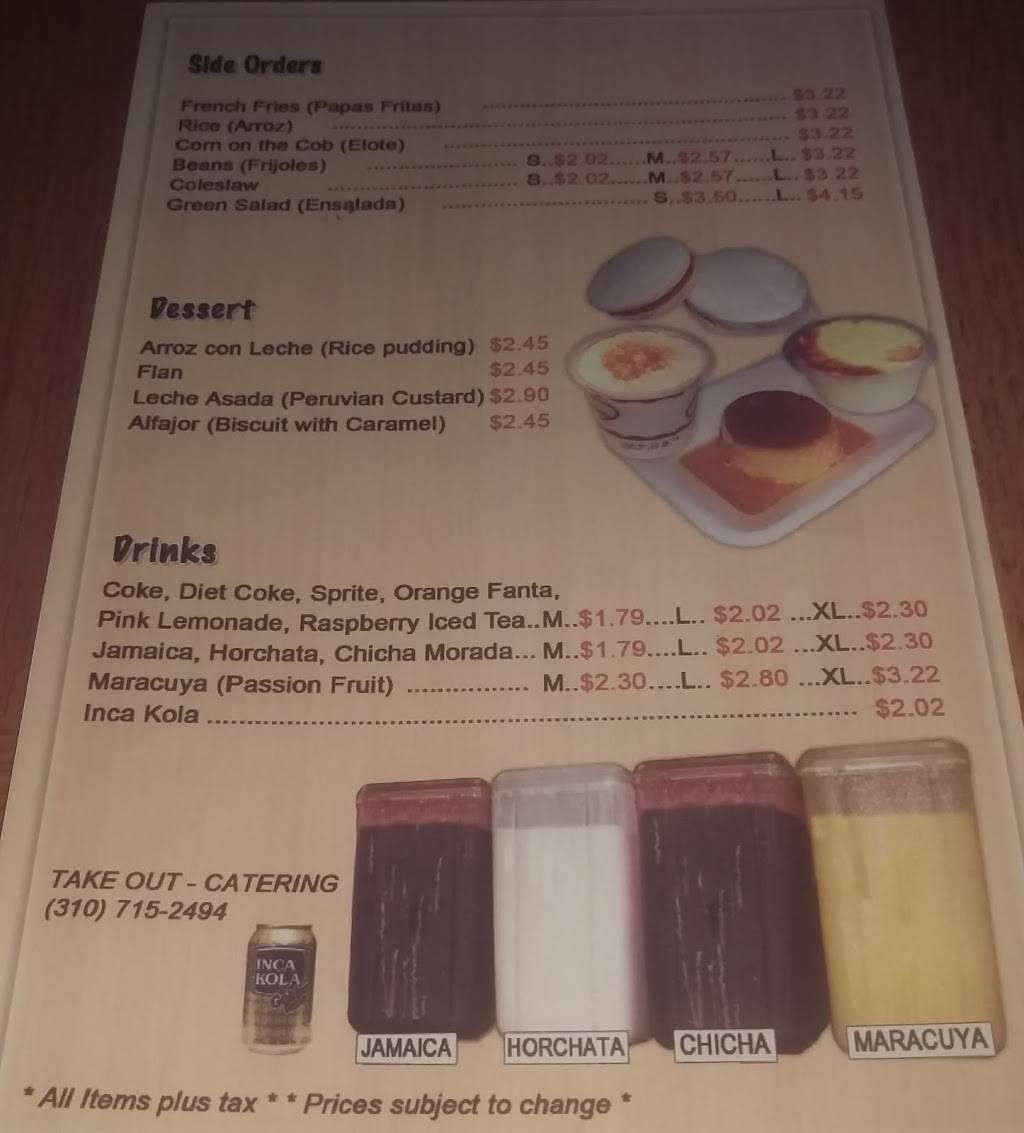 Pollo Vermont Jr | restaurant | 21620 S Figueroa St, Carson, CA 90745, USA | 3102127970 OR +1 310-212-7970