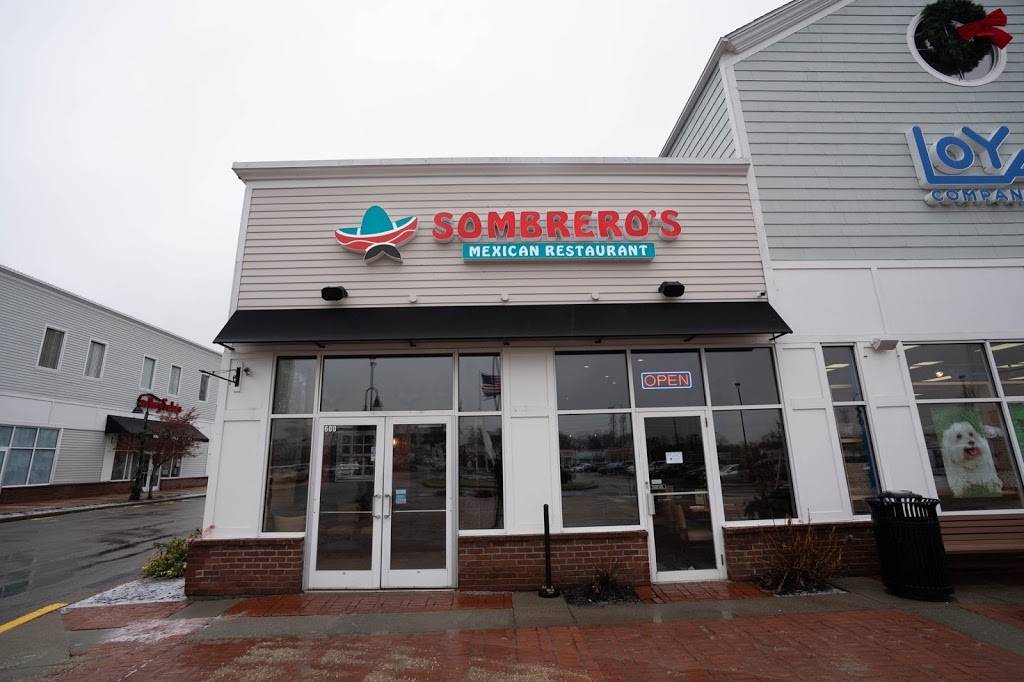 Sombreros Mexican Restaurant | restaurant | 95 Washington St STE 600, Canton, MA 02021, USA | 7815621385 OR +1 781-562-1385