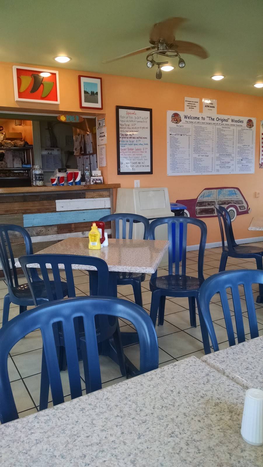 Woodies Drive-in | restaurant | 509 Long Beach Blvd, Ship Bottom, NJ 08008, USA | 6093617300 OR +1 609-361-7300