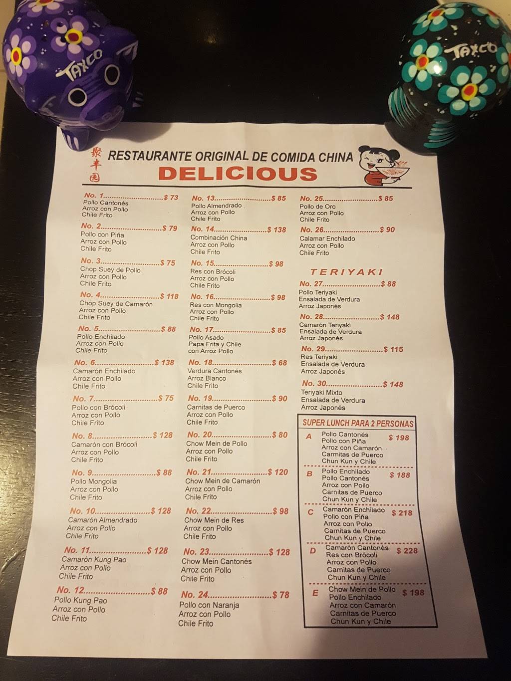 Comida China DELICIOUS | restaurant | UrbiVilla Del Prado II, B.C., Mexico | 016646452301 OR +52 664 645 2301