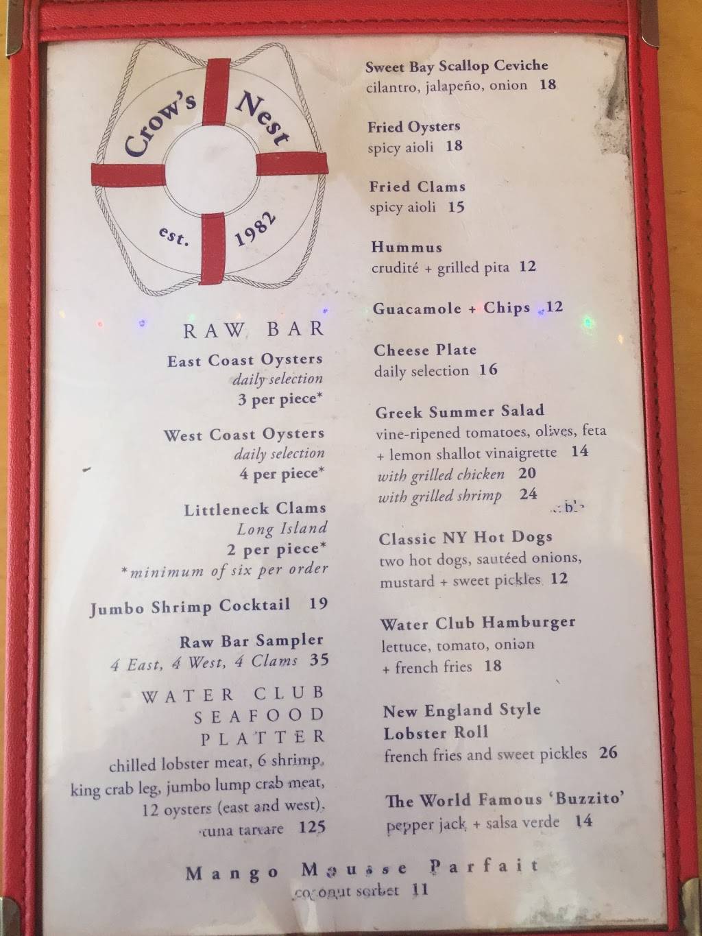 The Crows Nest | meal takeaway | The East River between 28th Street and 32nd Street, New York, NY 10016, USA | 2126833333 OR +1 212-683-3333