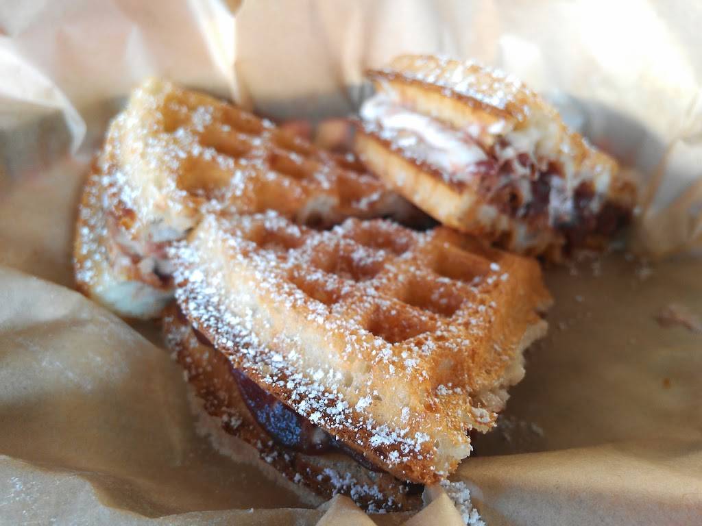 Bruxie Original Fried Chicken & Waffle Sandwich | cafe | 13865 City Center Dr, Chino Hills, CA 91709, USA | 9093344162 OR +1 909-334-4162