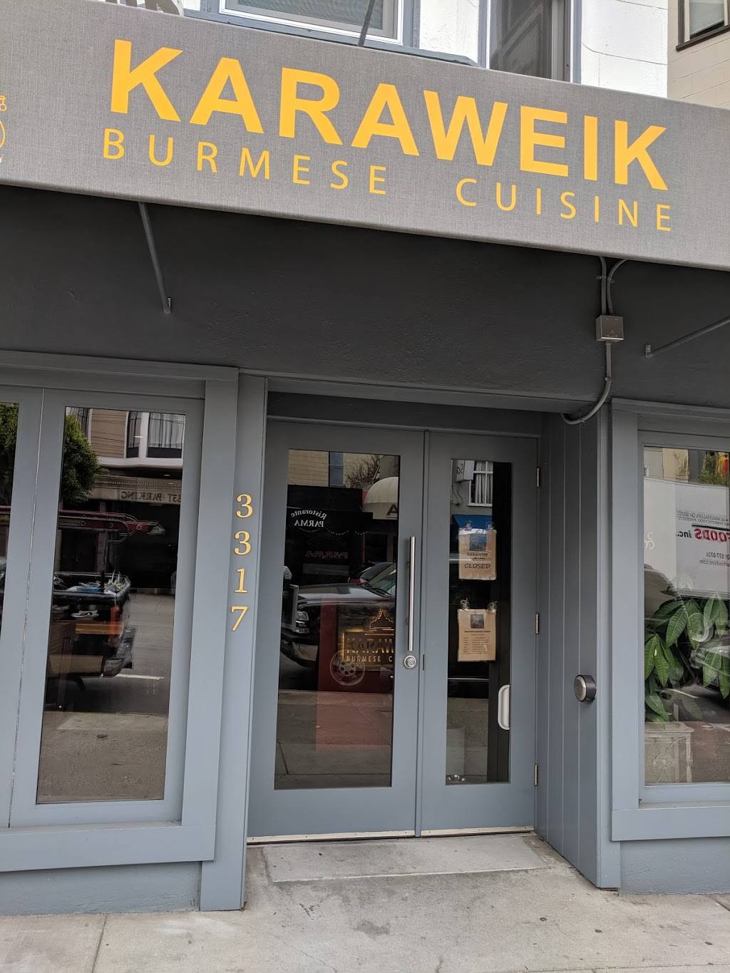 Karaweik Burmese Cuisine | restaurant | 3317 Steiner St, San Francisco, CA 94123, USA | 4159221892 OR +1 415-922-1892