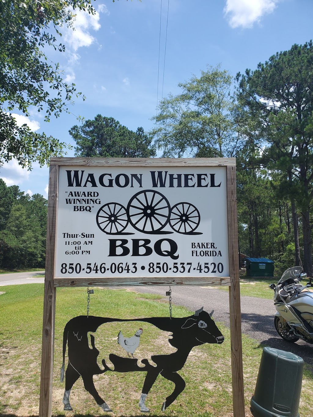 Wagon Wheel BBQ | restaurant | 8145 FL-189, Baker, FL 32531, USA | 8505374520 OR +1 850-537-4520