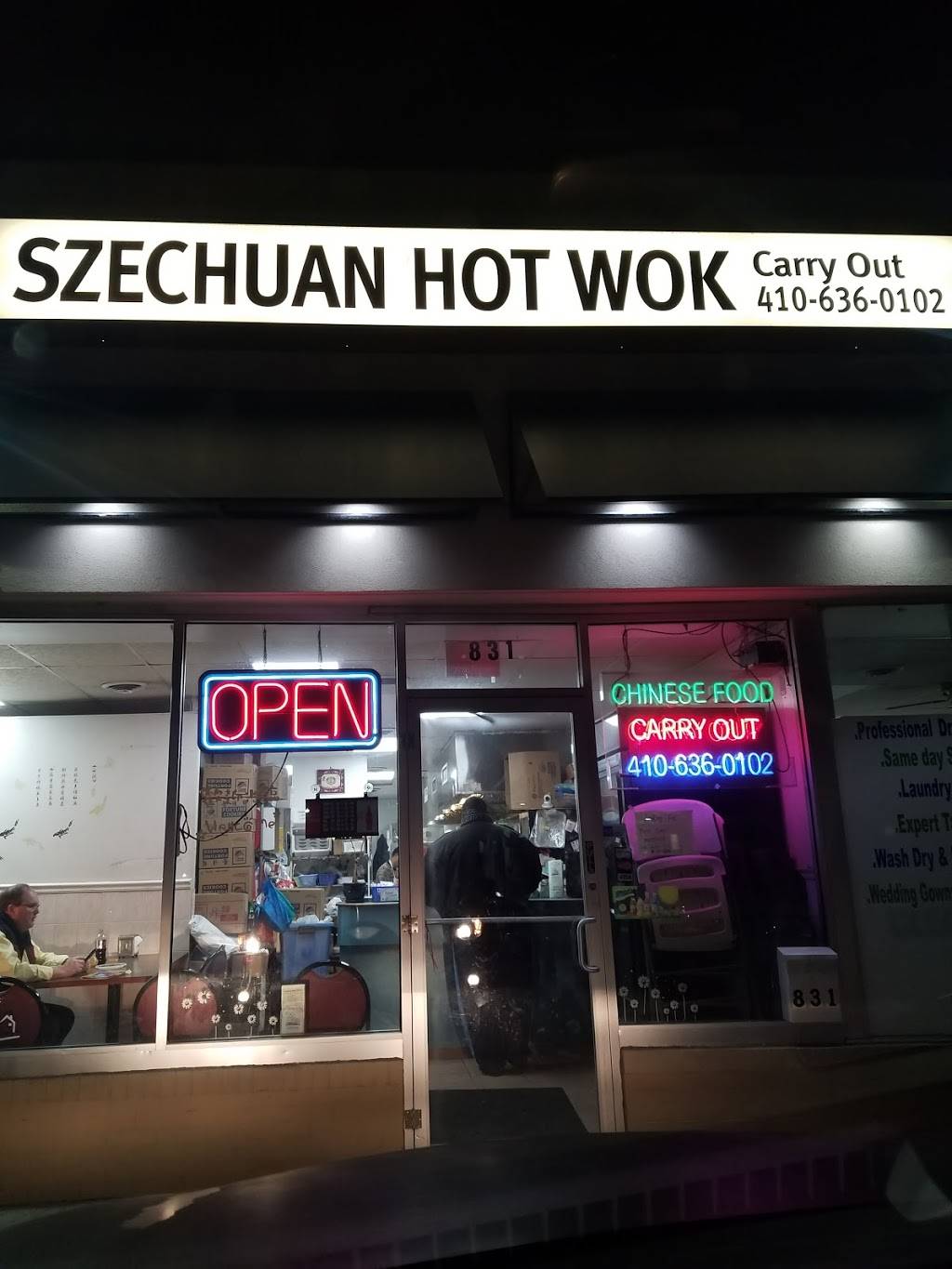 Szechuan Hot Wok | meal takeaway | 1303, 831 Nursery Rd, Linthicum Hts, MD 21090, USA | 4106360102 OR +1 410-636-0102