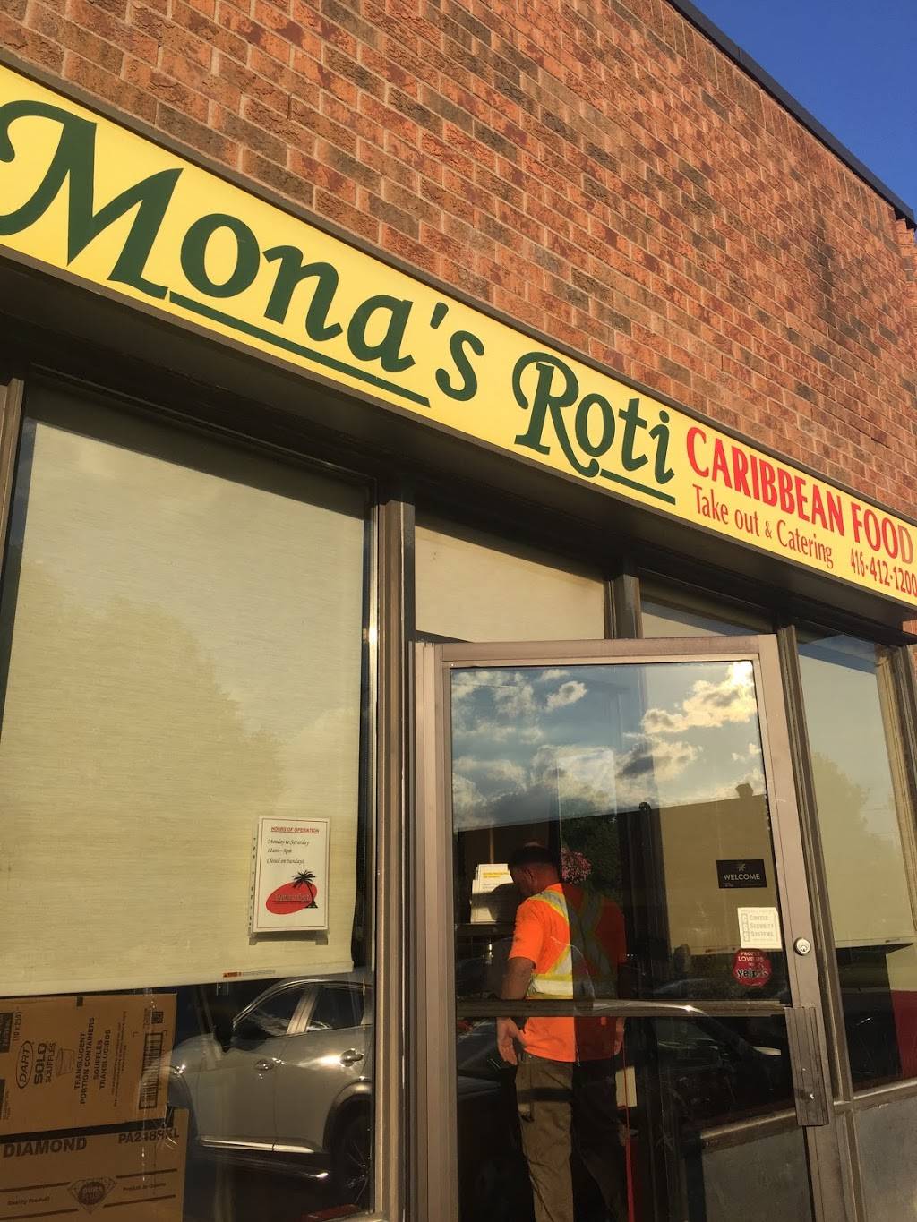 Monas Roti | restaurant | 4810 Sheppard Ave E, Scarborough, ON M1S 4N6, Canada | 4164121200 OR +1 416-412-1200