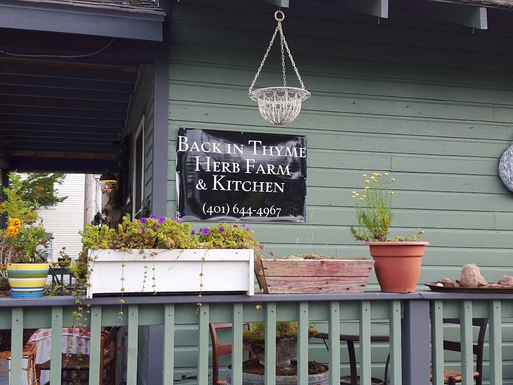 Back In Thyme Herb Farm & Kitchen | restaurant | 493 Main St, Hopkinton, RI 02833, USA | 4016444967 OR +1 401-644-4967