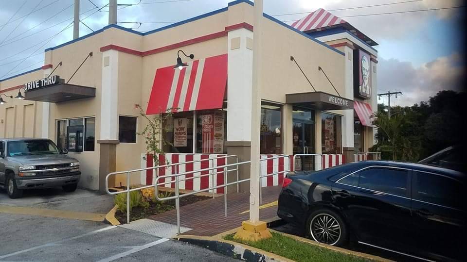 KFC | restaurant | 5951 Sheridan St, Hollywood, FL 33021, USA | 9549635226 OR +1 954-963-5226
