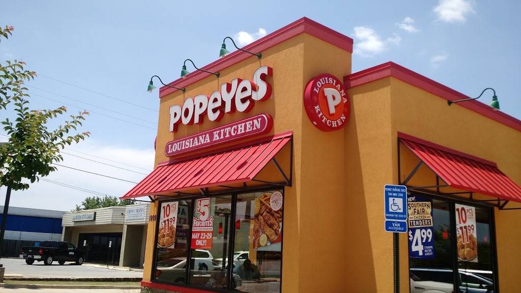 Popeyes Louisiana Kitchen | restaurant | 1999 Opelika Rd, Auburn, AL 36830, USA | 3348266030 OR +1 334-826-6030