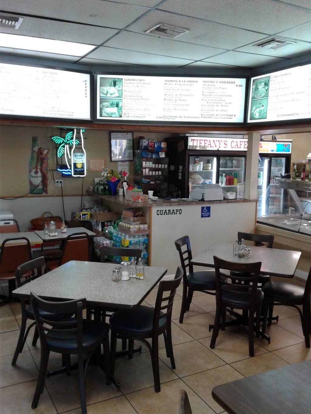 Tiffanys Latin Cafe | restaurant | 7400 SW 42nd St, Miami, FL 33155, USA | 3052690506 OR +1 305-269-0506