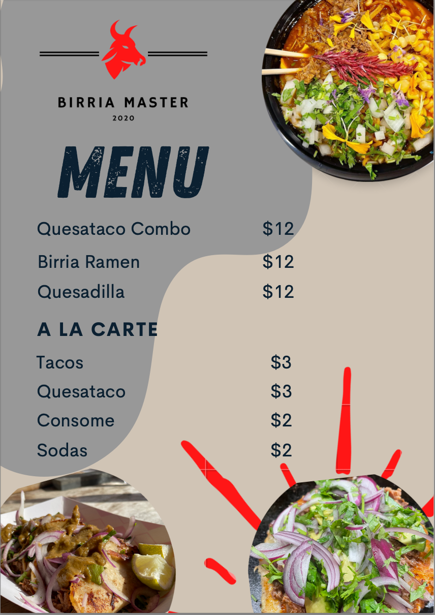 Birria Master | restaurant | 180 S Rosemead Blvd, Pasadena, CA 91107, USA | 2132741459 OR +1 213-274-1459