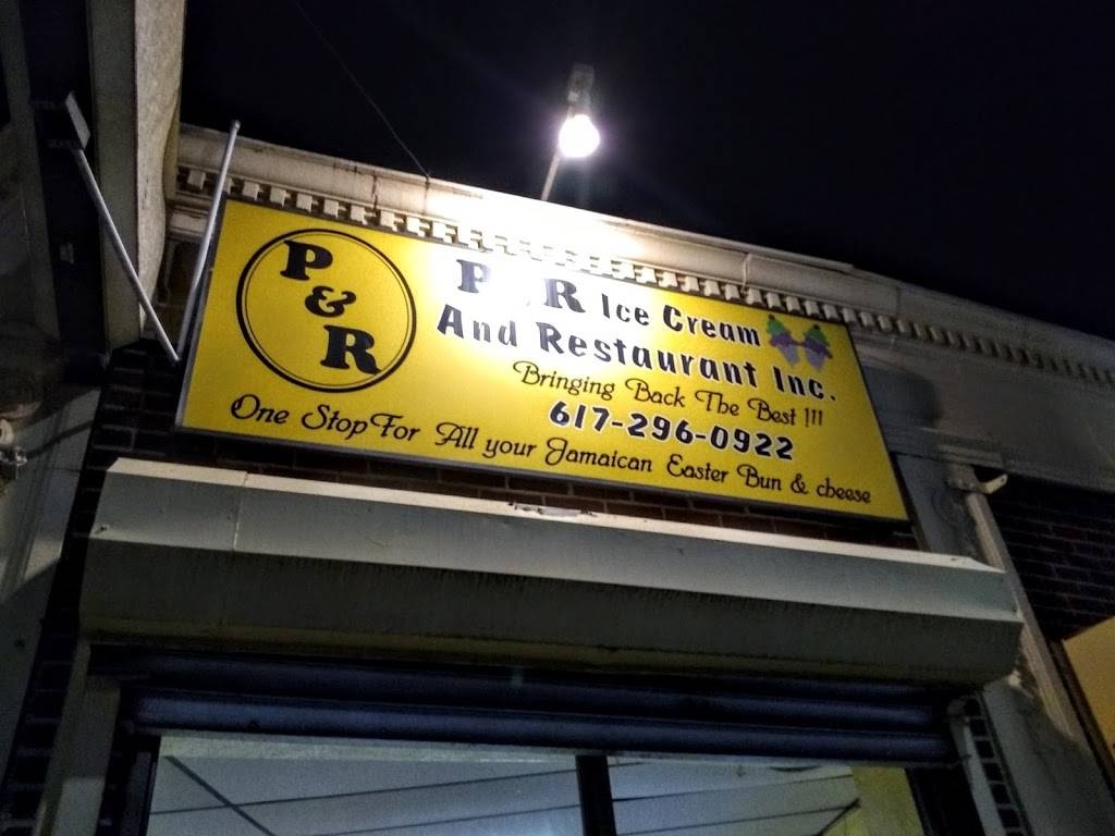 P & R Ice Cream | restaurant | 1284 Blue Hill Avenue, Mattapan, MA 02126, USA | 6172960922 OR +1 617-296-0922