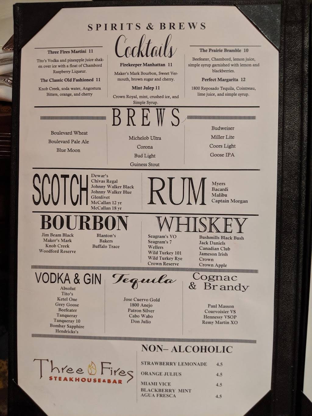 Three Fires Steakhouse | restaurant | 12305 150th Rd, Mayetta, KS 66509, USA | 7859667777 OR +1 785-966-7777