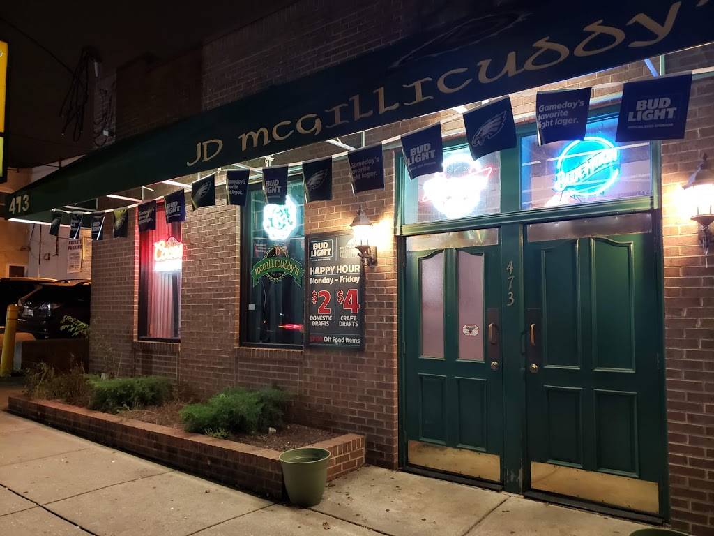 JD McGillicuddys | restaurant | 473 Leverington Avenue, Philadelphia, PA 19128, USA | 2673352672 OR +1 267-335-2672