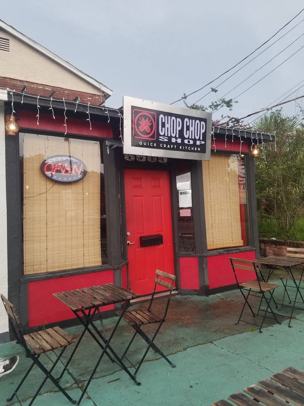 Chop Chop Shop | restaurant | 4603 N Florida Ave, Tampa, FL 33603, USA | 8137707306 OR +1 813-770-7306