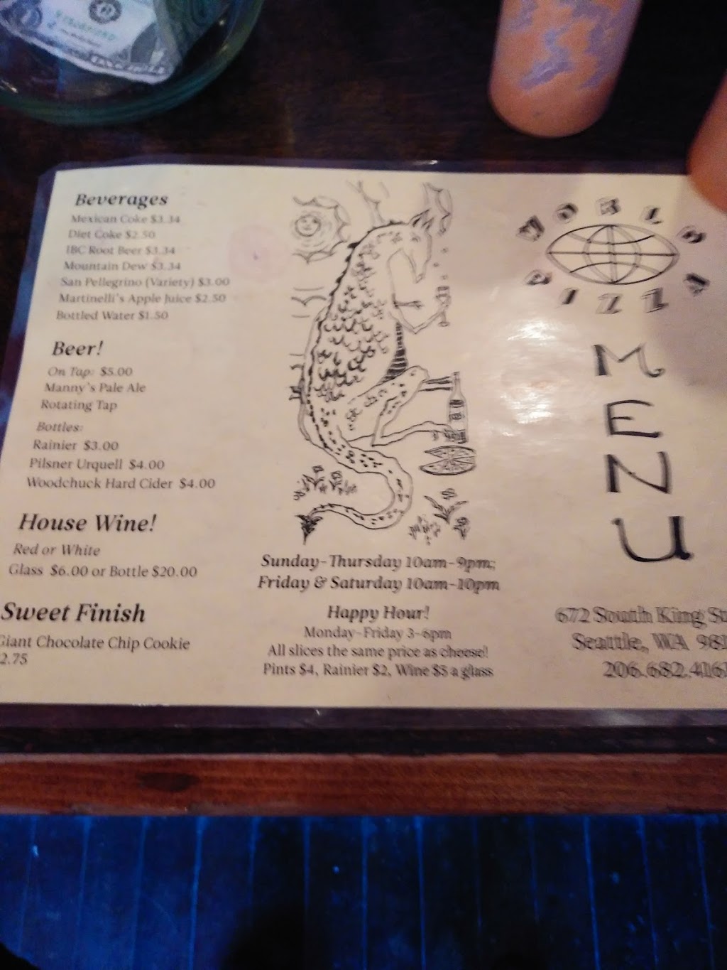 World Pizza | restaurant | 672 S King St, Seattle, WA 98104, USA | 2066824161 OR +1 206-682-4161