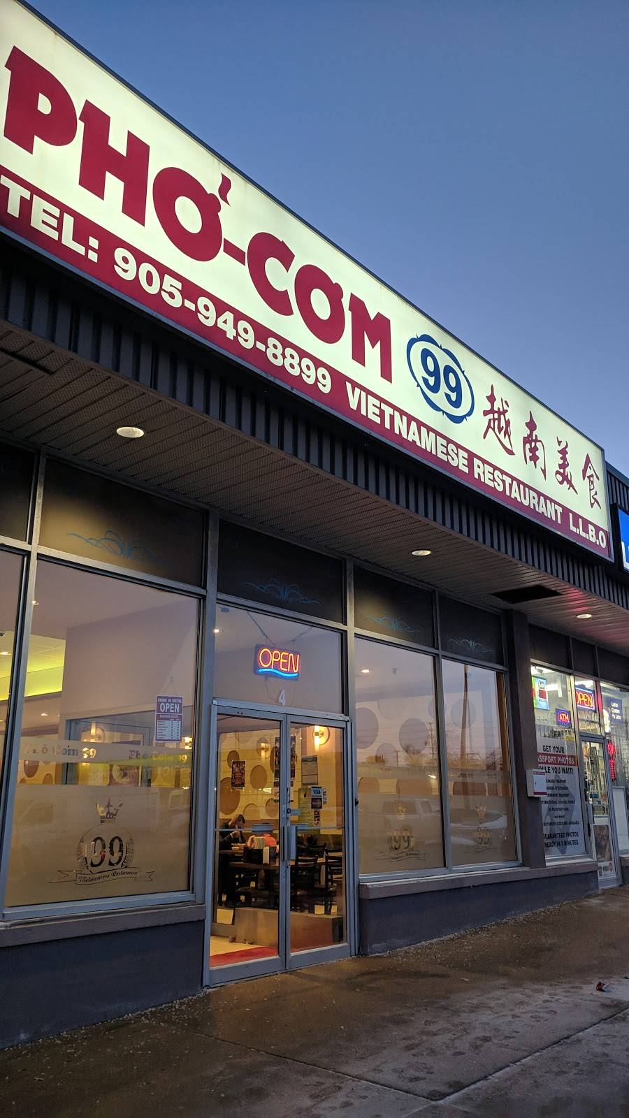 Pho-Com 99 | restaurant | 3100 Dixie Rd #4, Mississauga, ON L4Y 2A6, Canada | 9059498899 OR +1 905-949-8899