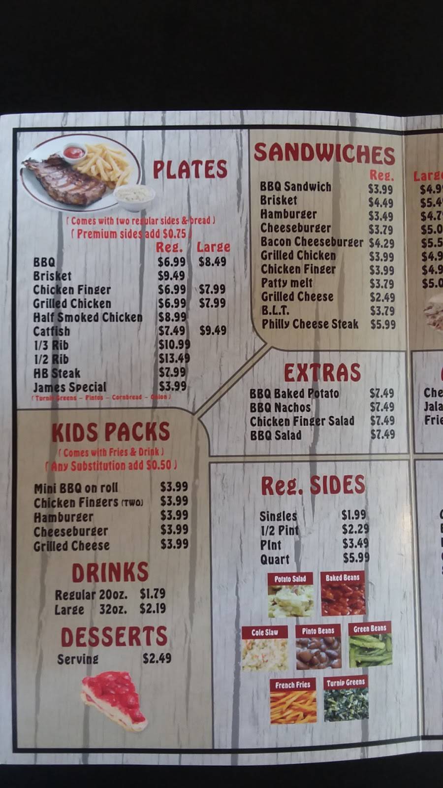 James Bar-B-Q & Catering | restaurant | 41140 AL-75, Geraldine, AL 35974, USA | 2566596506 OR +1 256-659-6506