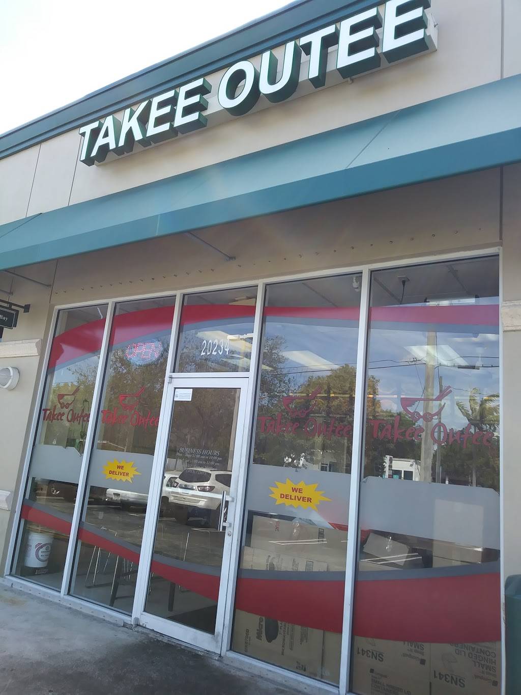 Takee Outee - Cutler Bay | restaurant | 20234 Old Cutler Rd, Cutler Bay, FL 33189, USA | 3052518188 OR +1 305-251-8188