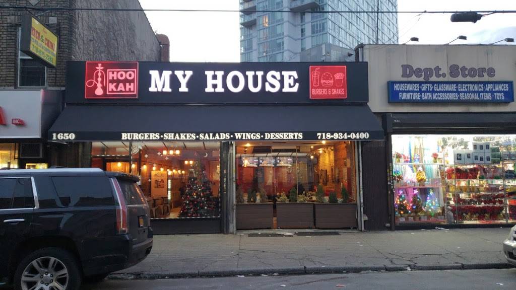 My House Burgers and Shakes | cafe | 1650 Sheepshead Bay Rd, Brooklyn, NY 11235, USA | 7189340400 OR +1 718-934-0400