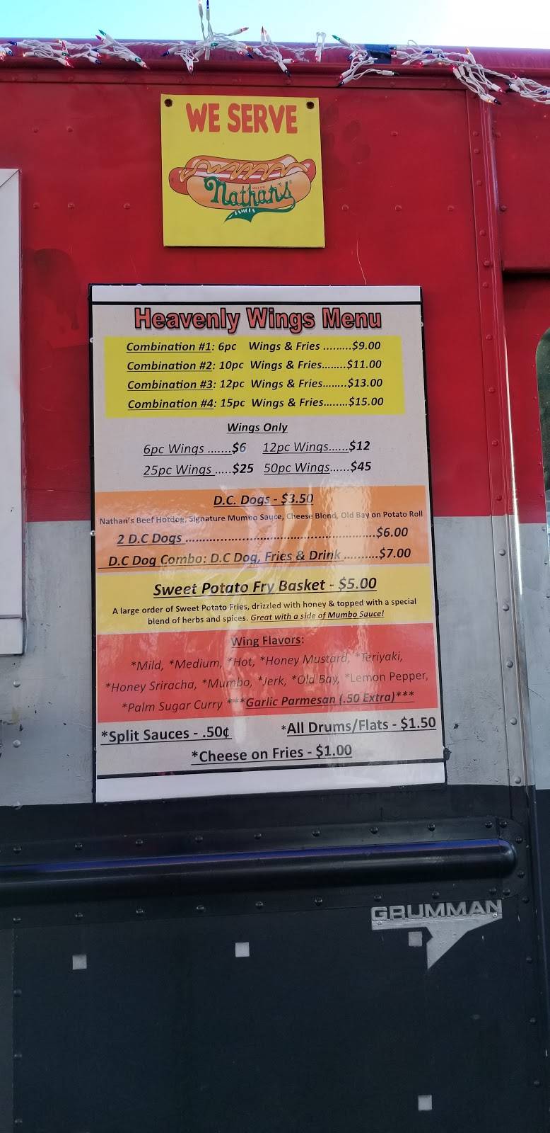Heavenly Wings | restaurant | 9331 Georgia Ave, Silver Spring, MD 20910, USA | 2406607558 OR +1 240-660-7558