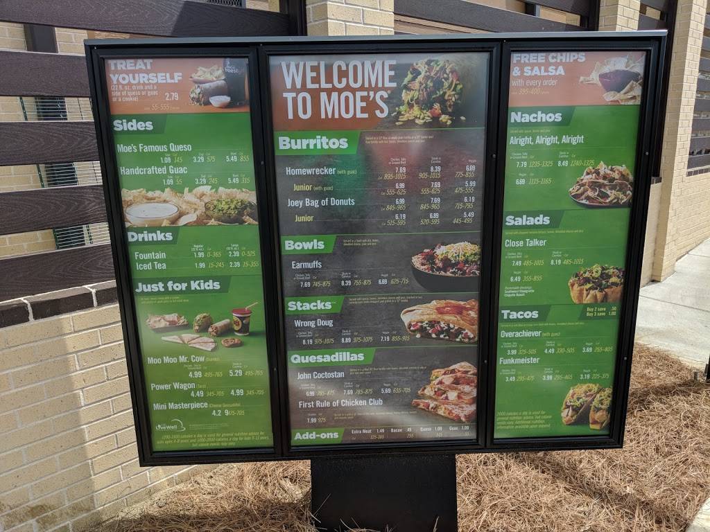 Moes Southwest Grill | restaurant | 917 Cabelas Dr Suite 101, Fort Mill, SC 29708, USA | 8037920521 OR +1 803-792-0521