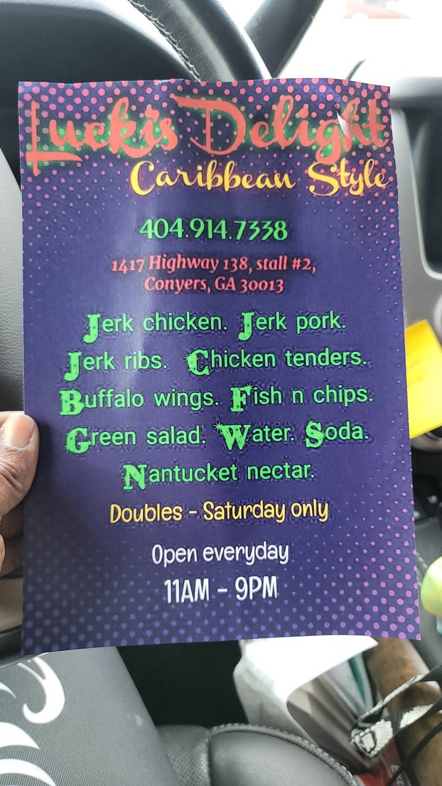 Luckis Delight | restaurant | 1417 GA-138, Conyers, GA 30013, USA | 4049147338 OR +1 404-914-7338