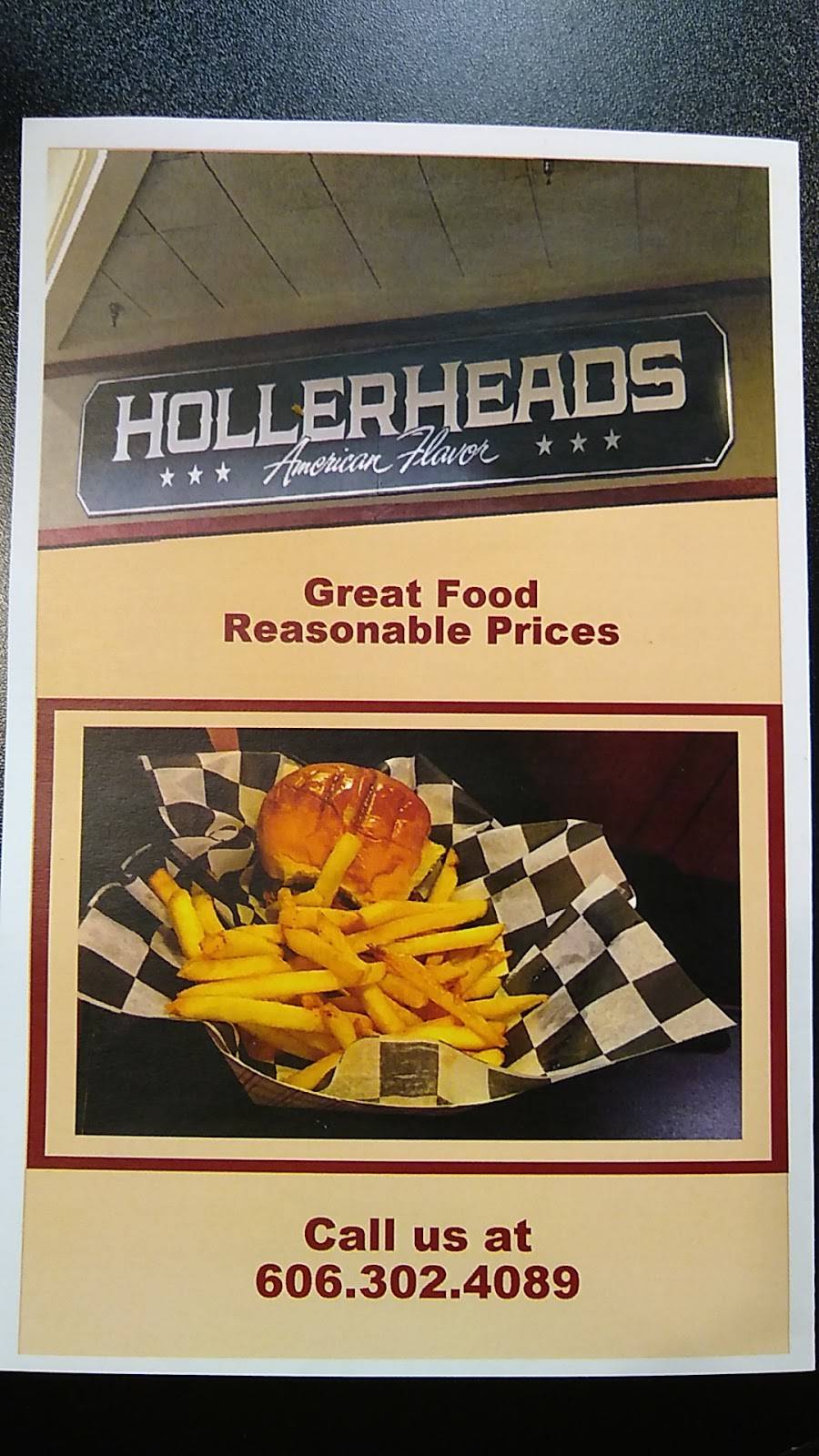 Hollerheads | restaurant | 900 US-25E Scenic, Middlesboro, KY 40965, USA | 6063024089 OR +1 606-302-4089