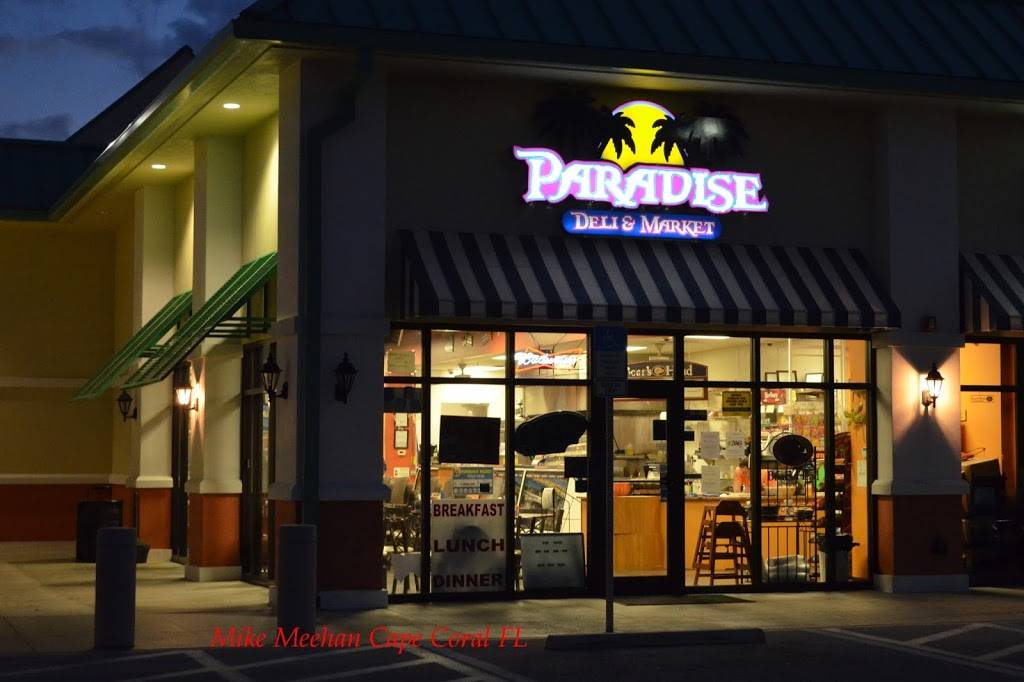 Paradise Deli & Grill | restaurant | 2378 Surfside Blvd, Cape Coral, FL 33991, USA | 2392822378 OR +1 239-282-2378
