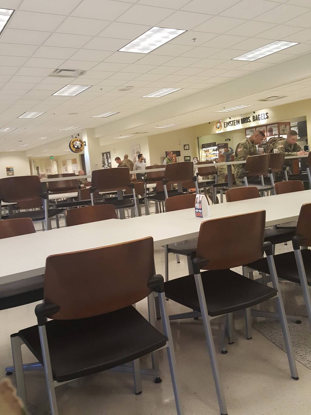 Einstein Bros. Bagels | bakery | 562 Quarters Rd Bldg 12420, Fort Lee, VA 23801, USA | 8047321925 OR +1 804-732-1925
