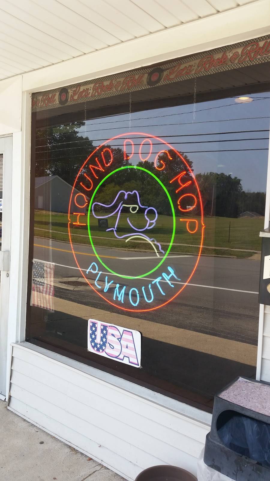 Hound Dog Hop | restaurant | 195 Sandusky St, Plymouth, OH 44865, USA | 4196871224 OR +1 419-687-1224