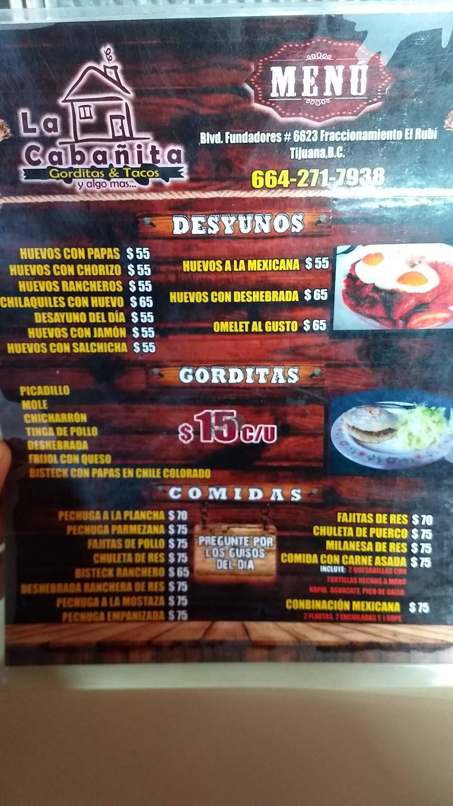 La Cabañita | restaurant | Blvd. Fundadores 6623, El Rubi, 22626 Tijuana, B.C., Mexico | 016642717938 OR +52 664 271 7938