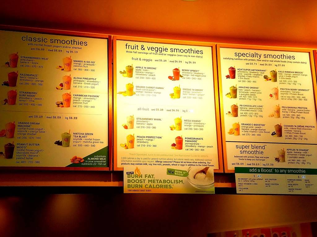 Jamba Juice | restaurant | 4960 Telephone Rd #106, Ventura, CA 93003, USA | 8056398714 OR +1 805-639-8714