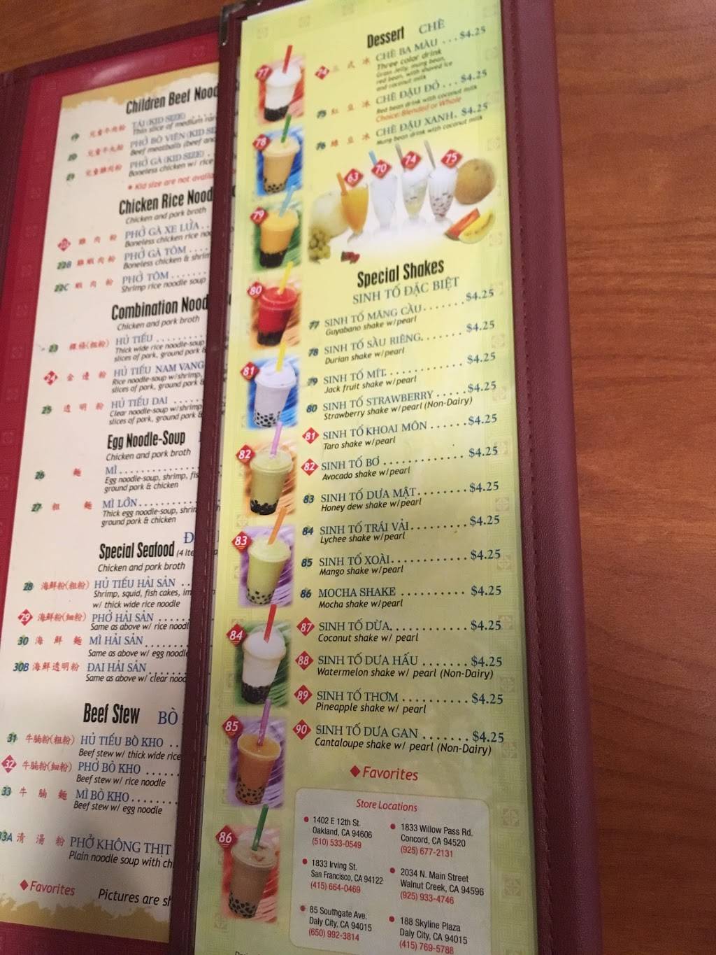 Pho Huynh Hiep | restaurant | 188 Skyline Plaza, Daly City, CA 94015, USA | 4157695788 OR +1 415-769-5788