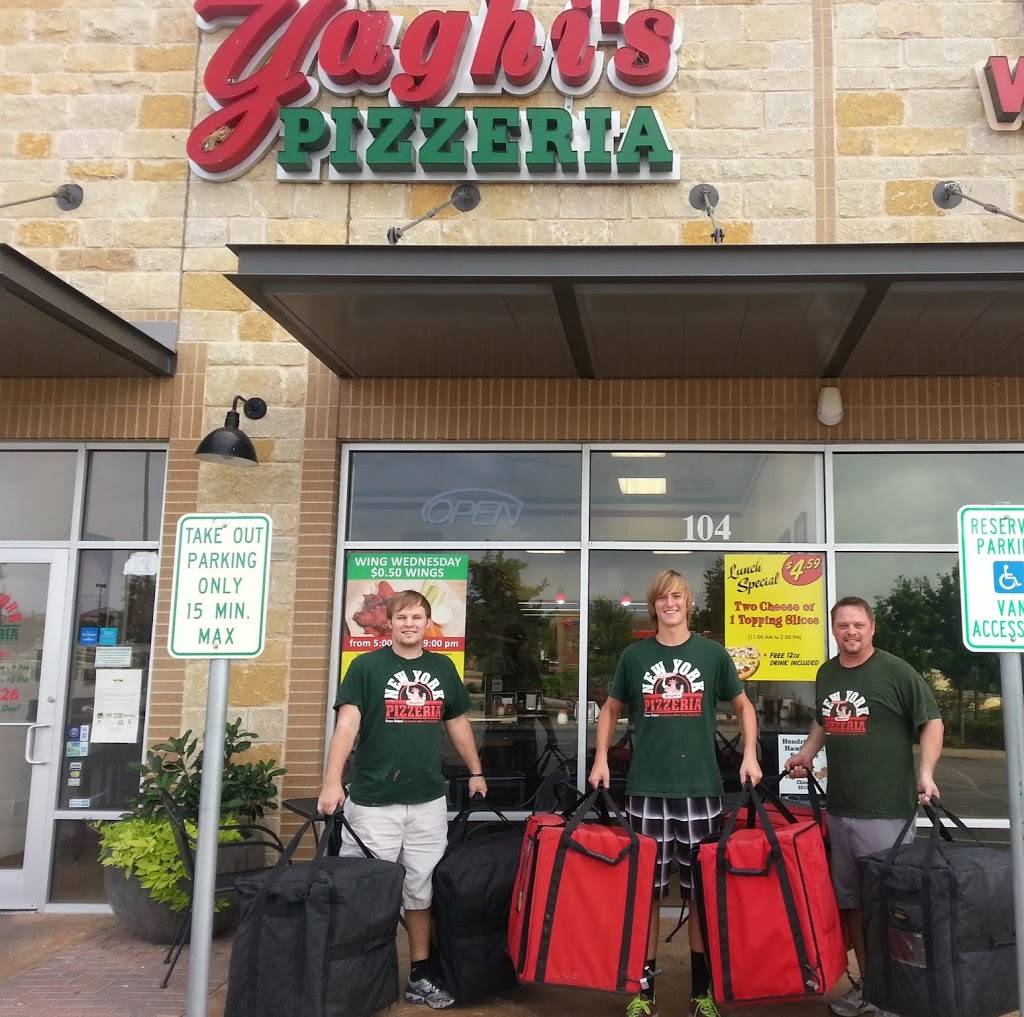 Yaghis NEW YORK PIZZERIA | restaurant | 1552 Farm to Market 685, Pflugerville, TX 78660, USA | 5129892626 OR +1 512-989-2626